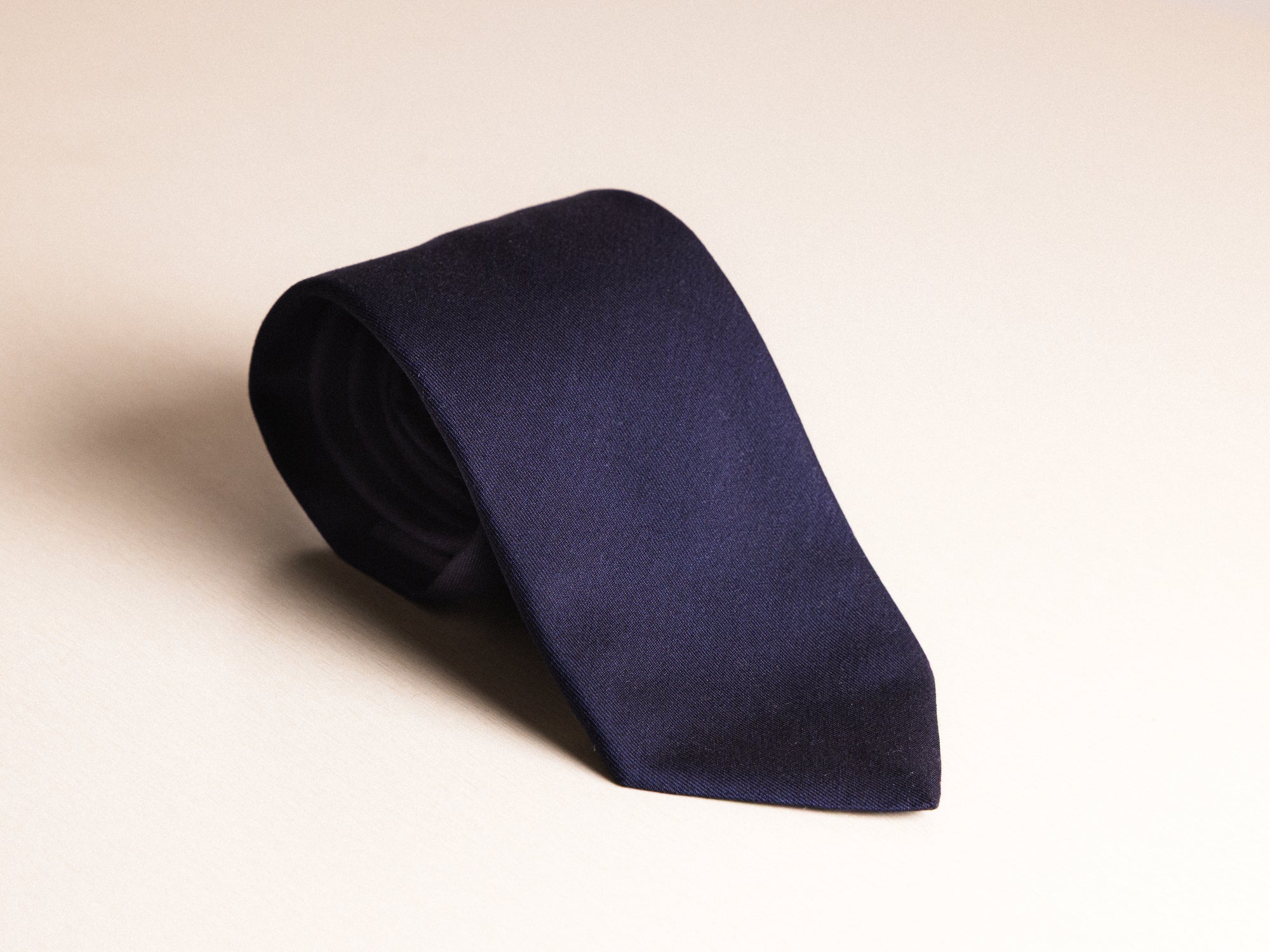 Navy Shappe Silk Tie