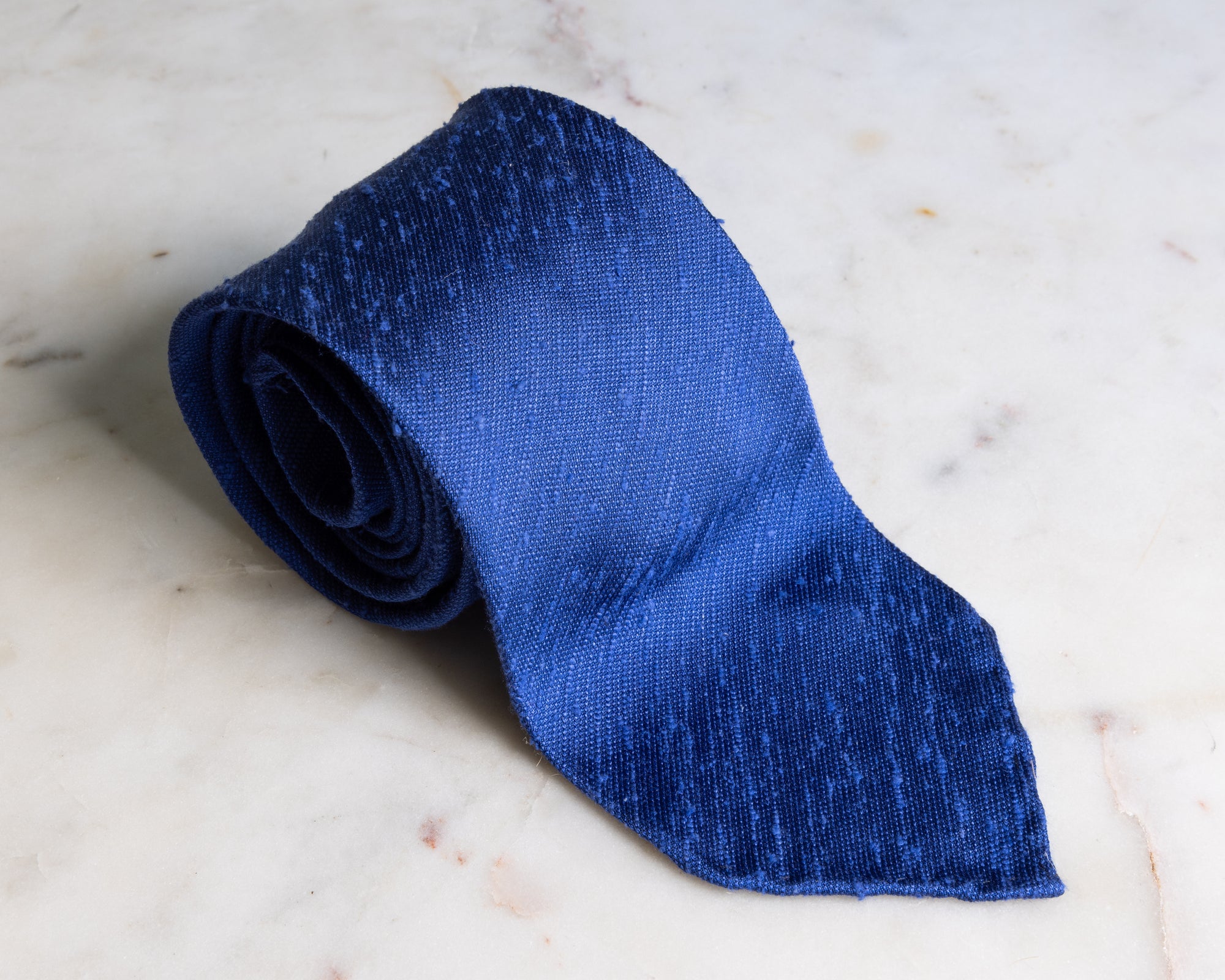 Royal Blue Shantung Silk