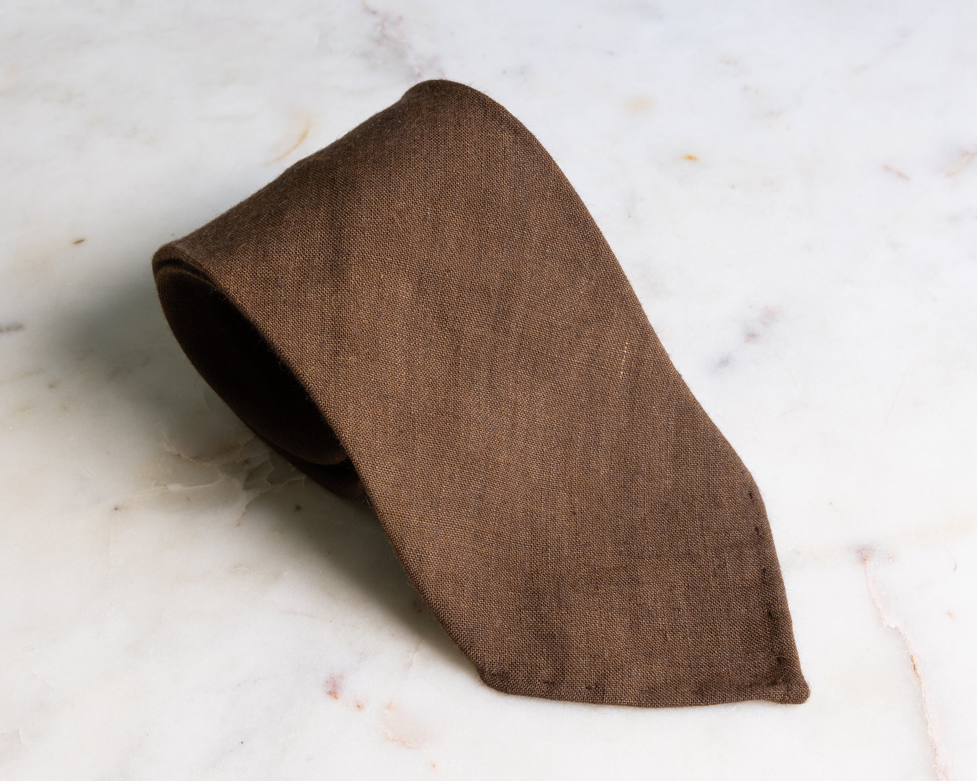 Brown Linen Solid