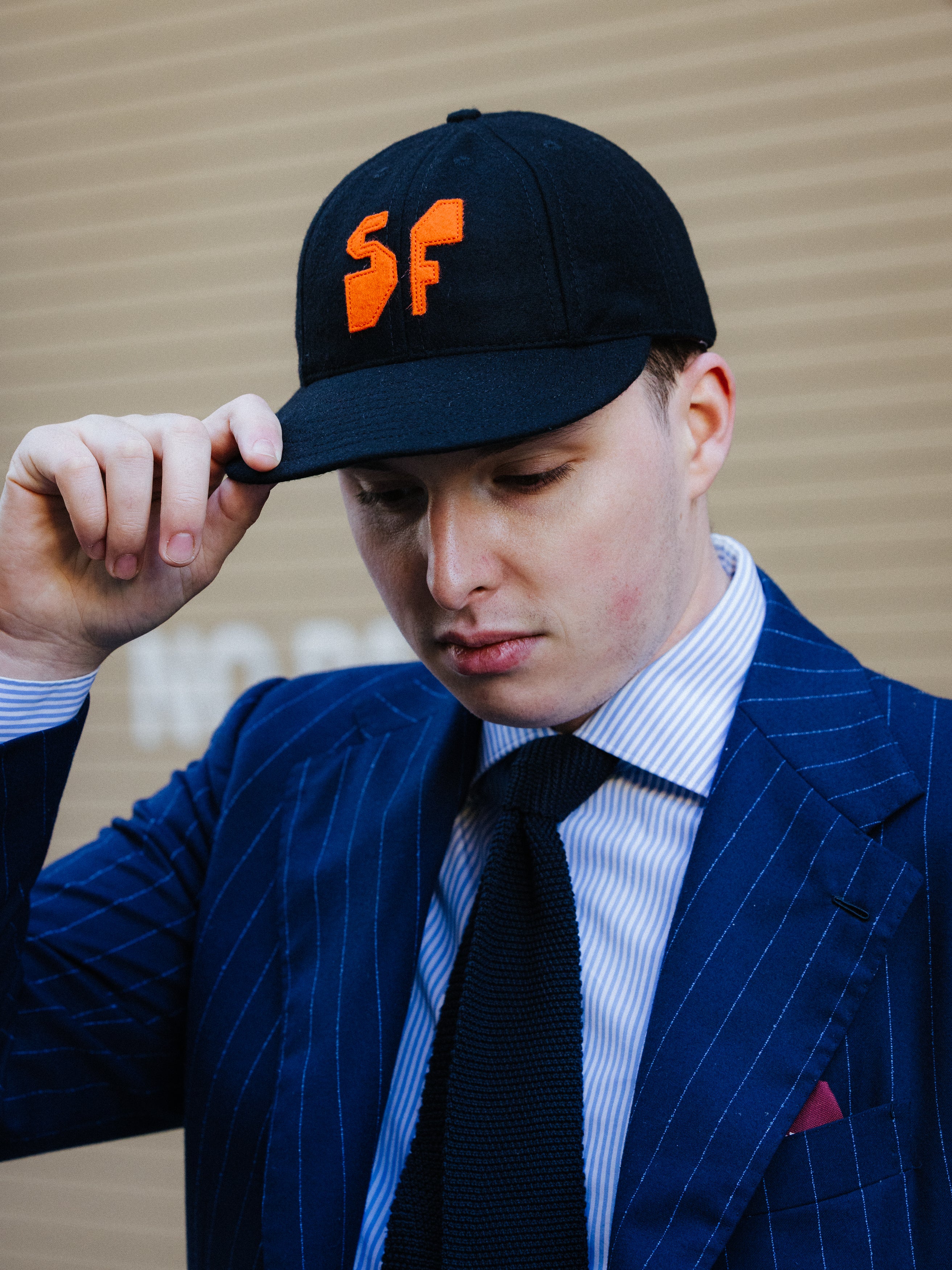 Jeffrey Sincich Black SF Baseball Cap - 8 Panel