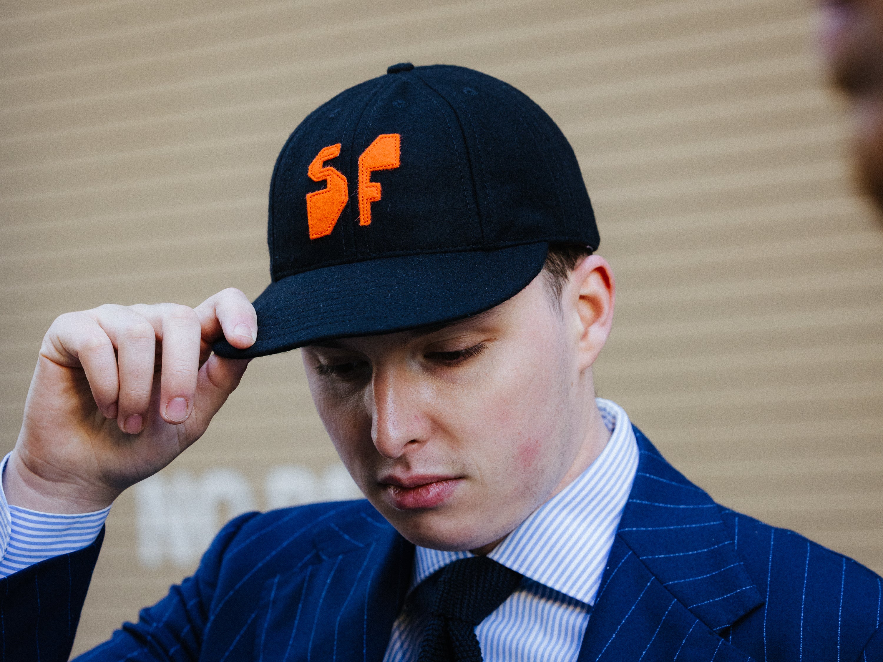 Jeffrey Sincich Black SF Baseball Cap - 8 Panel