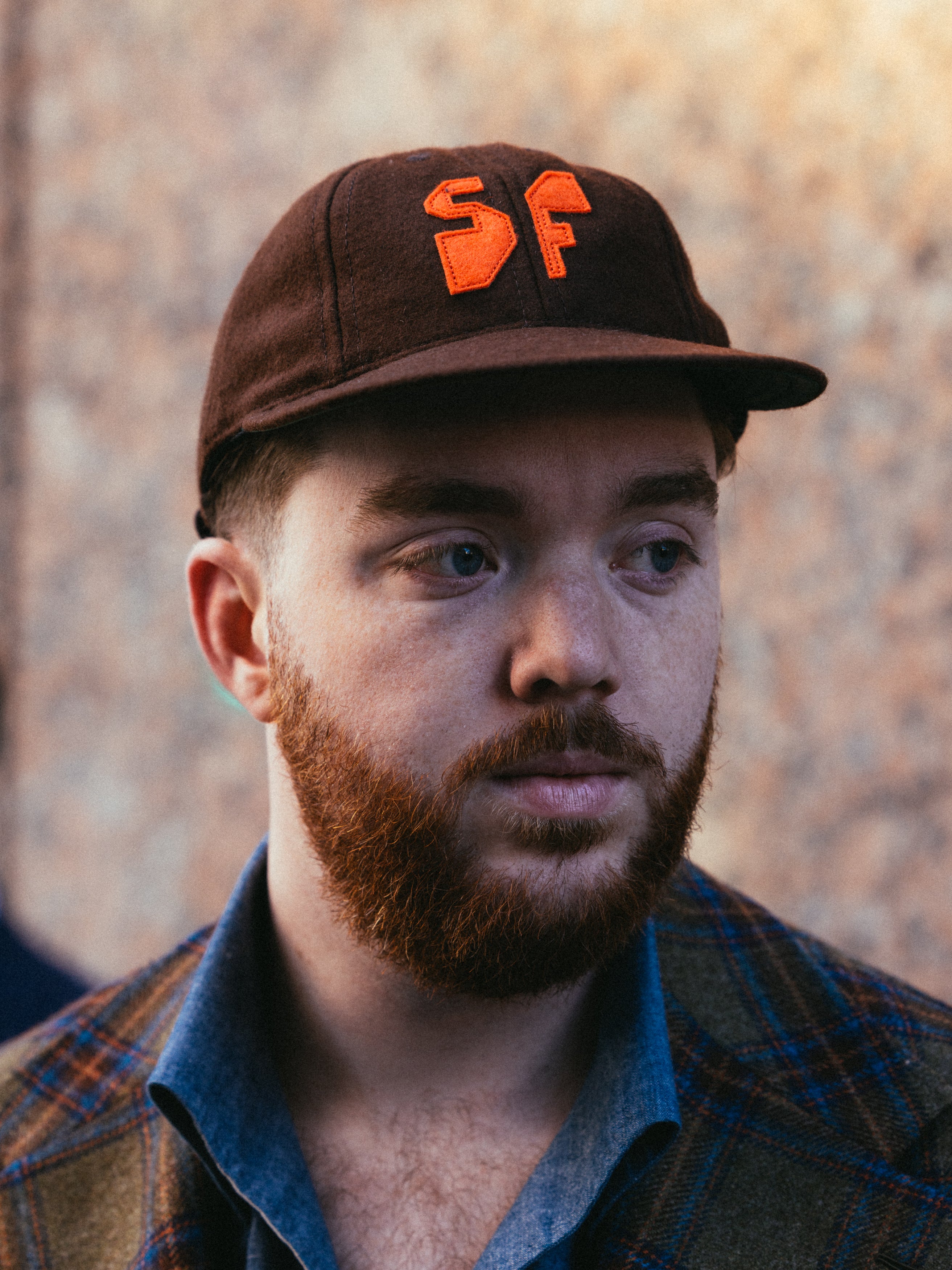 Jeffrey Sincich Brown SF Baseball Cap - 8 Panel