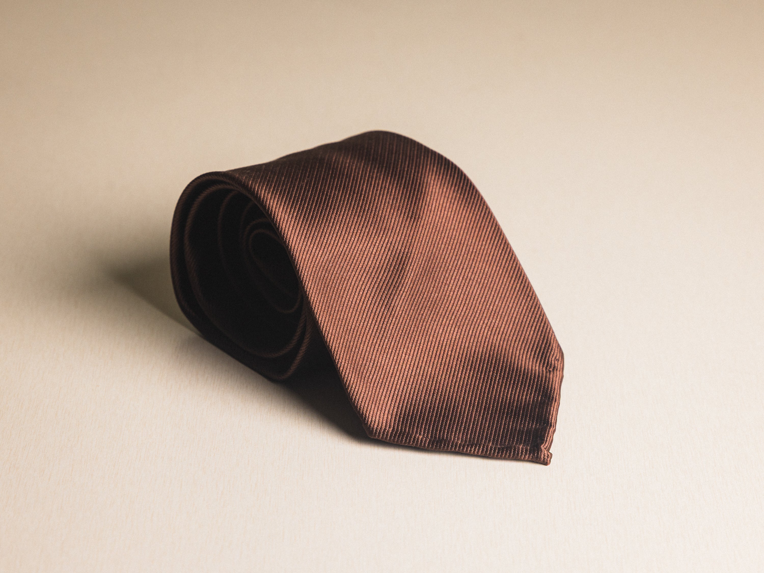 Brown Silk Tie