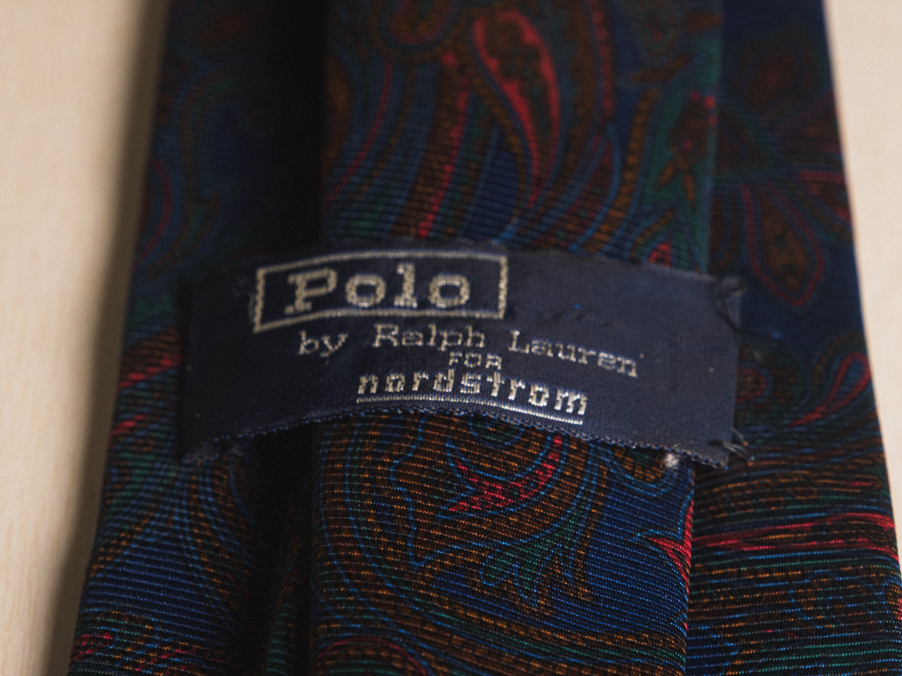 Ralph Lauren Blue with Dark Green Paisley Tie