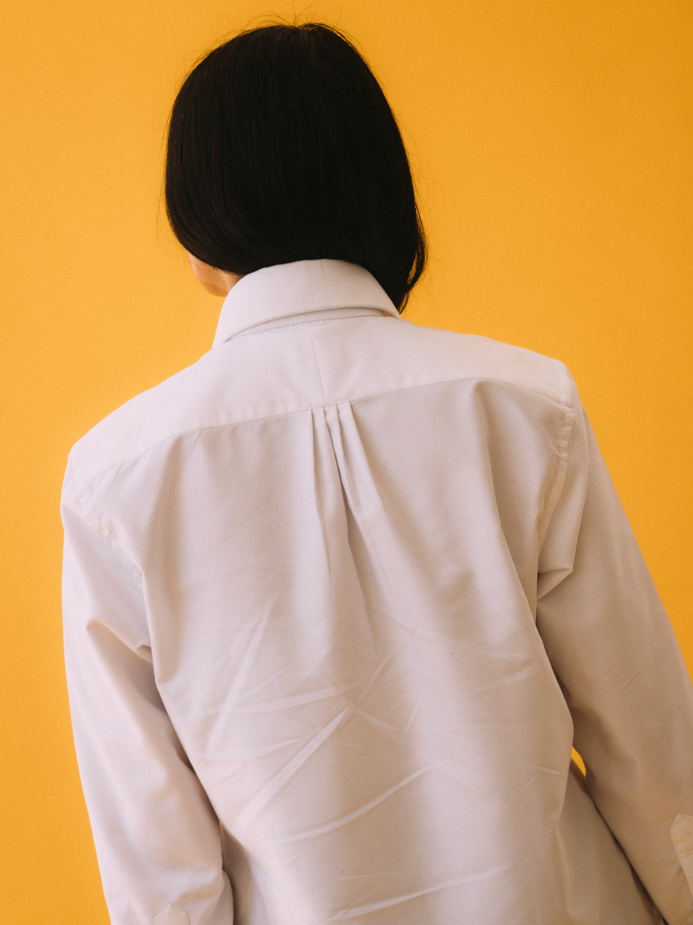 "The Meredith" Oversized White Oxford Button Down Shirt