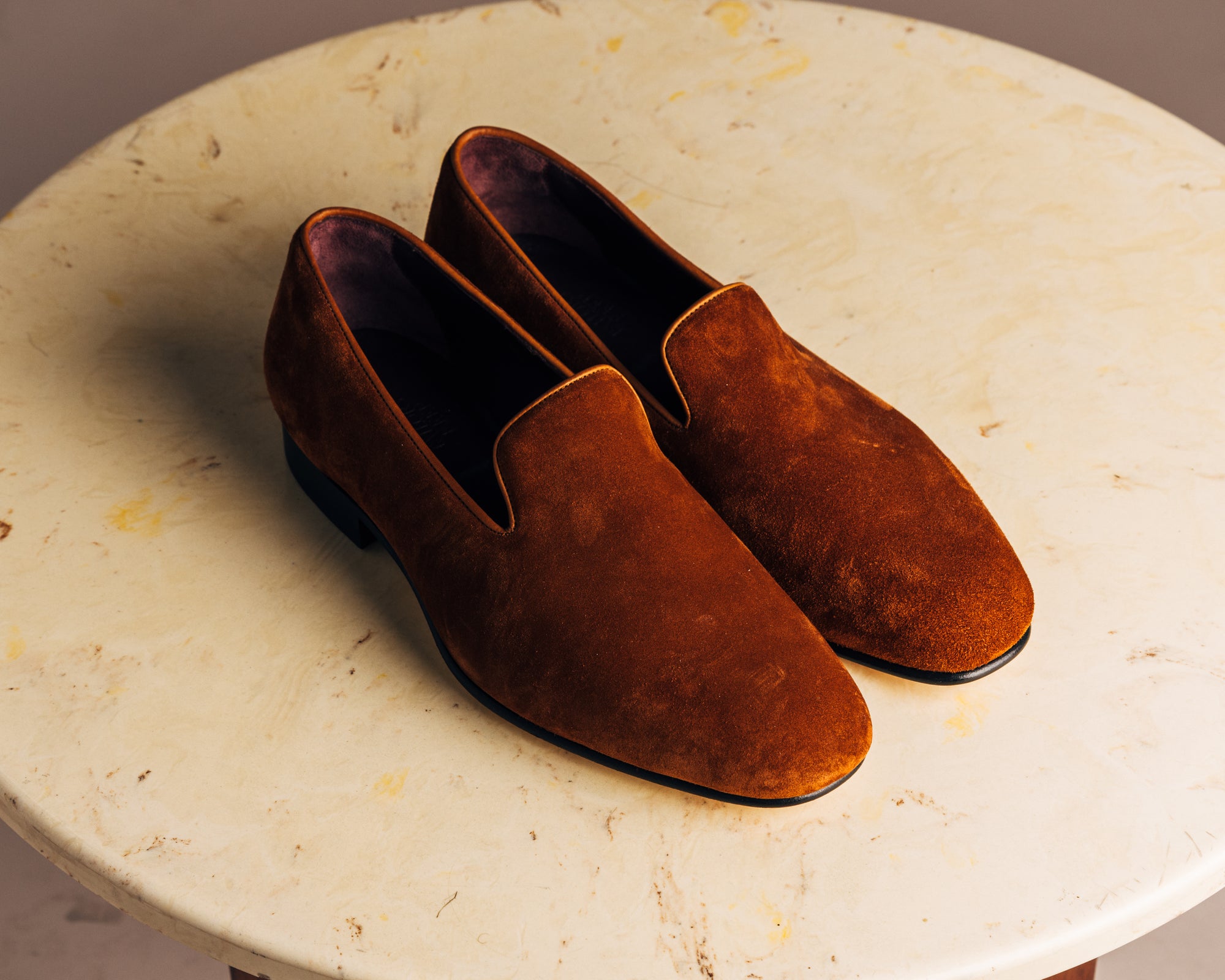 Tobacco Brown Suede Albert