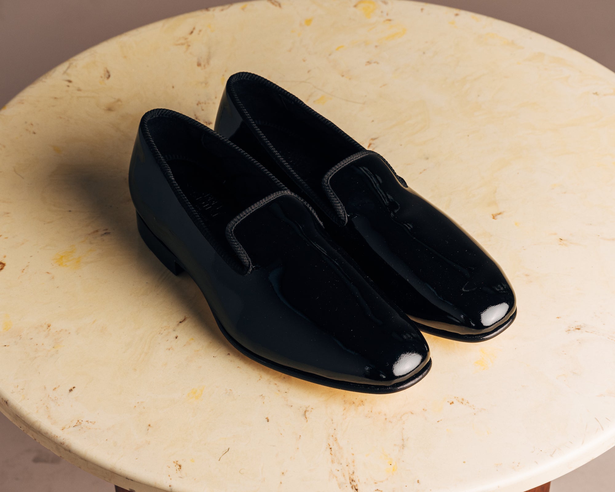 Black Patent Leather Albert