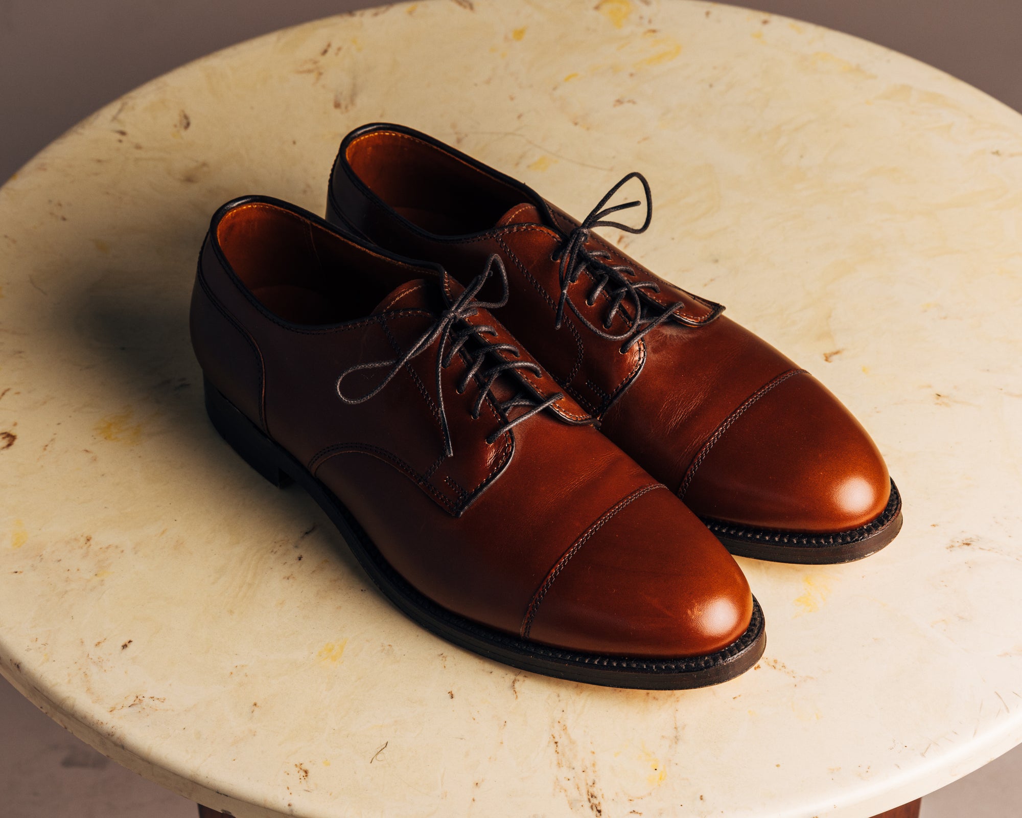 Alden - Walnut Straight Tip Blucher