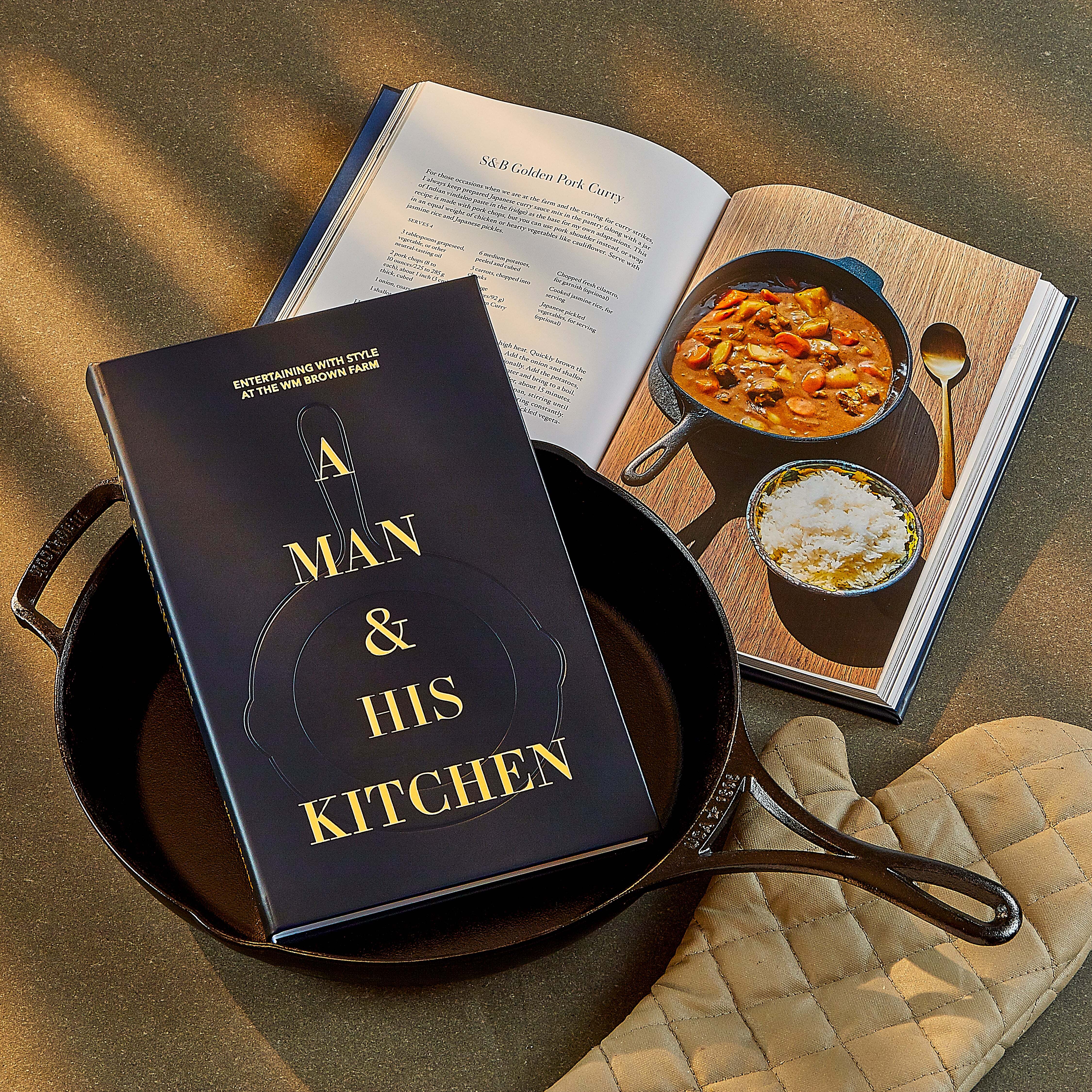 “A Man and His Kitchen” Hardback Book (SIGNED)
