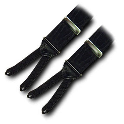 Black Moiré Brace (Silver)