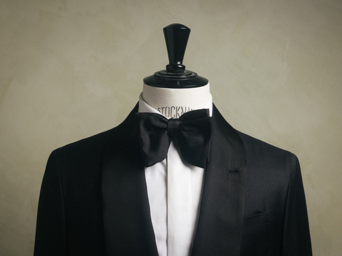 Brandon - Black Silk Bow Tie