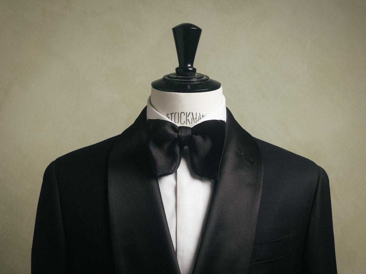Brandon - Black Silk Bow Tie