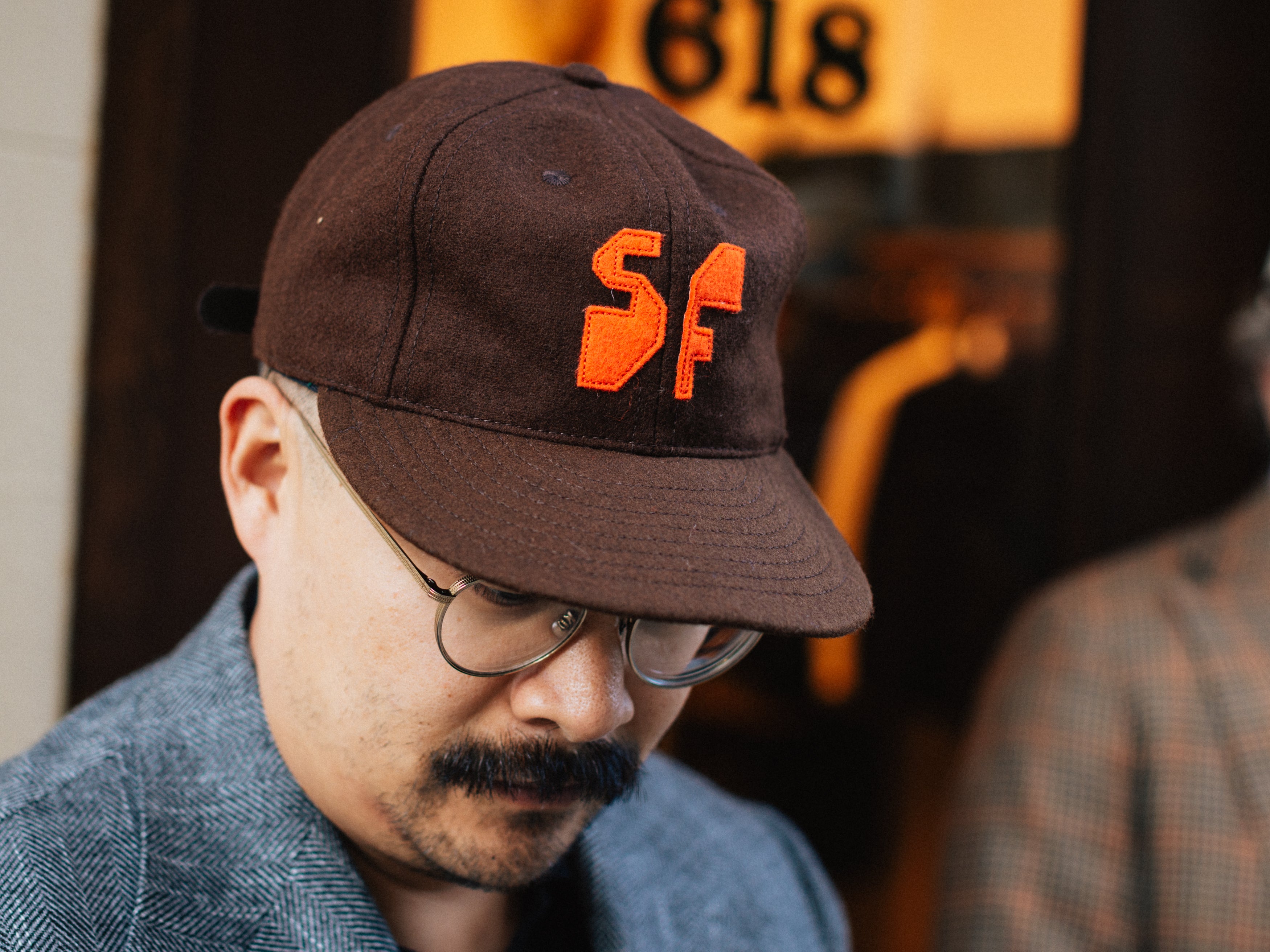 Jeffrey Sincich Brown SF Baseball Cap - 6 Panel