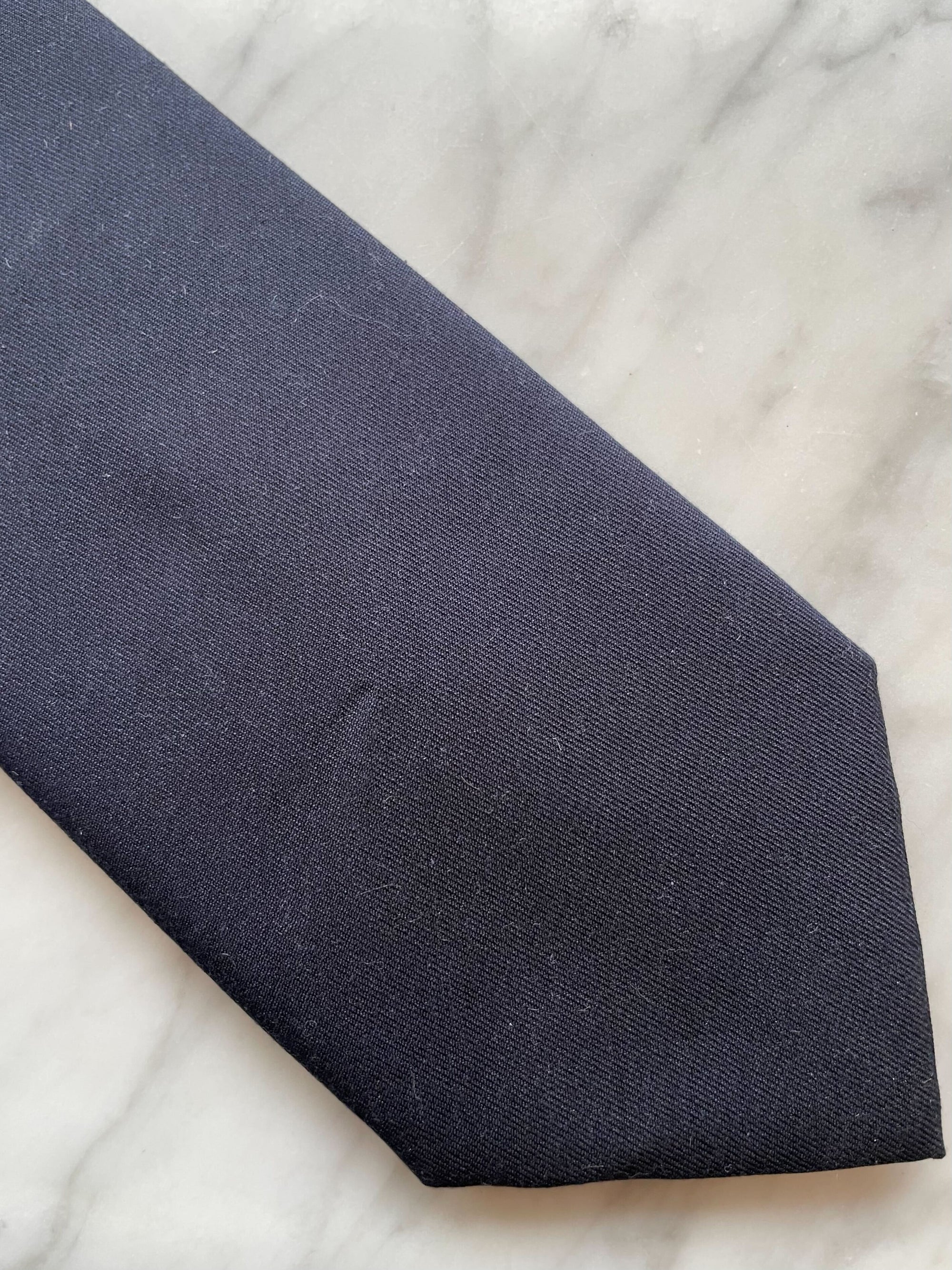Navy Shappe Silk Tie