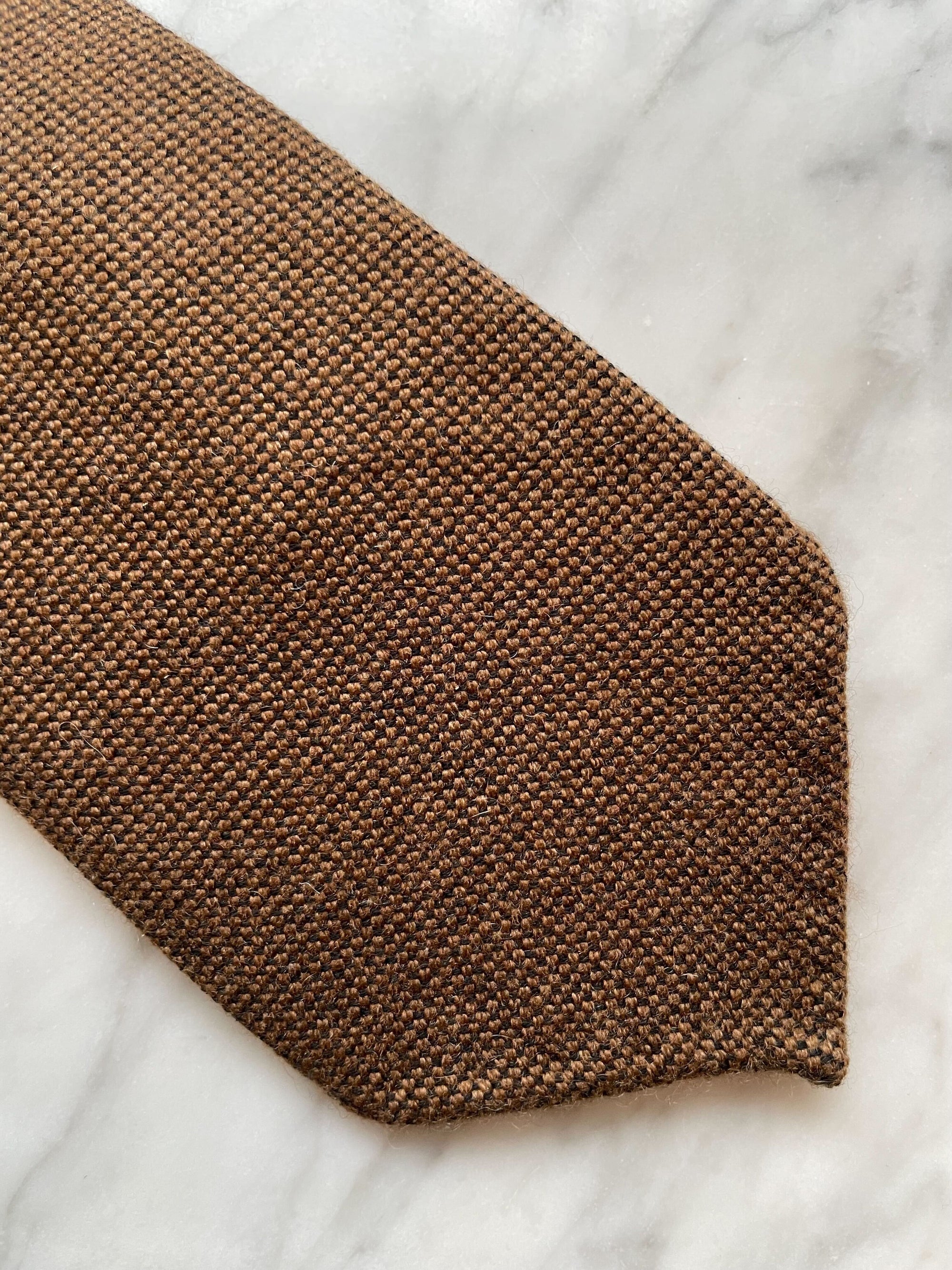 Rust Wool Cashmere Tie