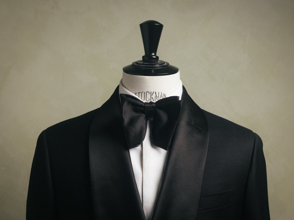 Ritchie - Black Silk Bow Tie